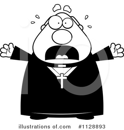 Royalty-Free (RF) Priest Clipart Illustration by Cory Thoman - Stock Sample #1128893
