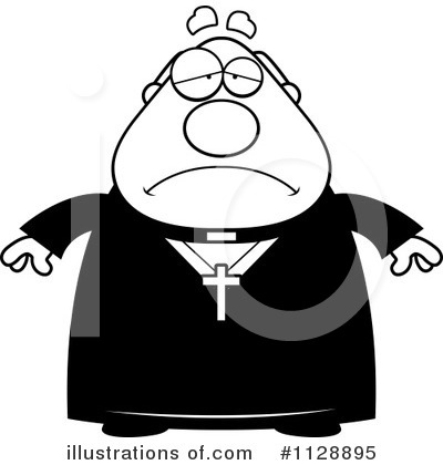 Royalty-Free (RF) Priest Clipart Illustration by Cory Thoman - Stock Sample #1128895