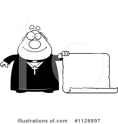 Royalty-Free (RF) Priest Clipart Illustration by Cory Thoman - Stock Sample #1128897