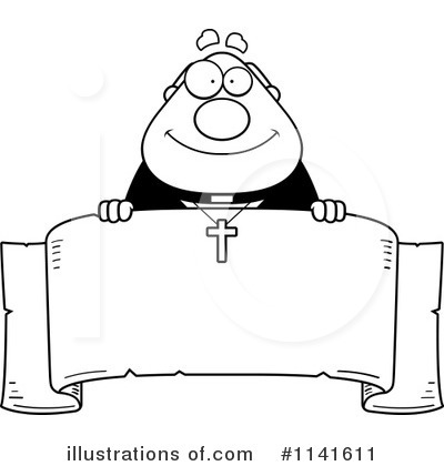 Royalty-Free (RF) Priest Clipart Illustration by Cory Thoman - Stock Sample #1141611
