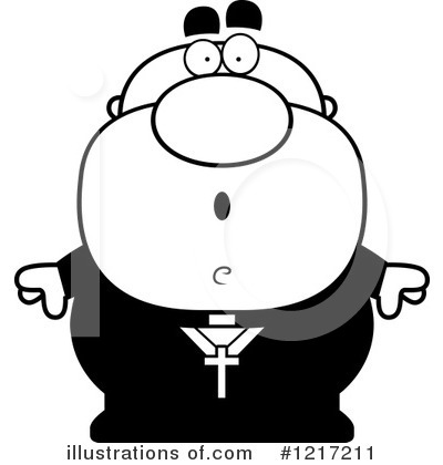 Royalty-Free (RF) Priest Clipart Illustration by Cory Thoman - Stock Sample #1217211