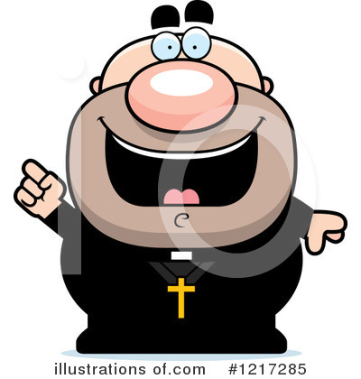 Royalty-Free (RF) Priest Clipart Illustration by Cory Thoman - Stock Sample #1217285