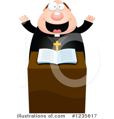 Priest Clipart #1235617 by Cory Thoman