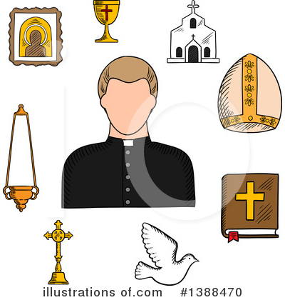 Pope Clipart #1388470 by Vector Tradition SM