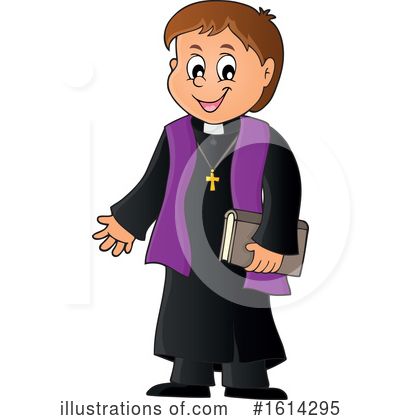 Priest Clipart #1614295 by visekart