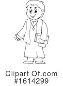 Priest Clipart #1614299 by visekart