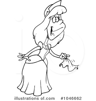 Royalty-Free (RF) Princess Clipart Illustration by toonaday - Stock Sample #1046662