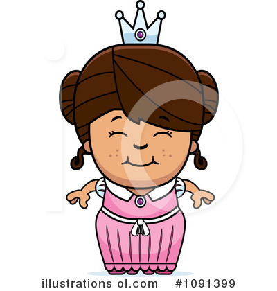 Royalty-Free (RF) Princess Clipart Illustration by Cory Thoman - Stock Sample #1091399