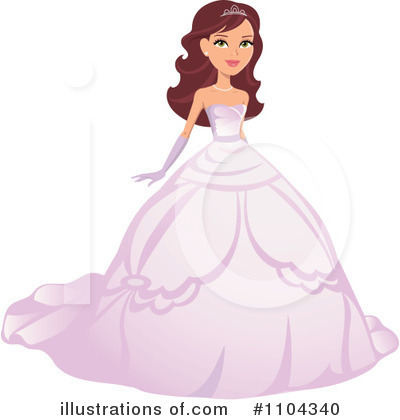 Princess Clipart #1104340 by Monica