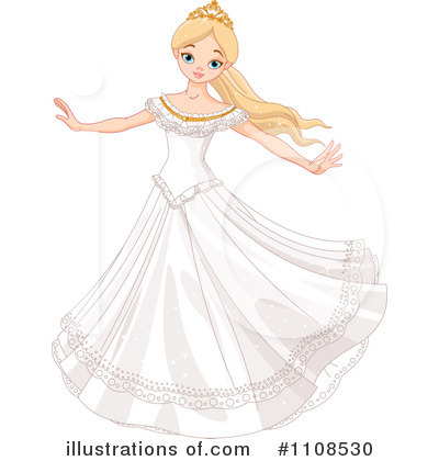 Royalty-Free (RF) Princess Clipart Illustration by Pushkin - Stock Sample #1108530
