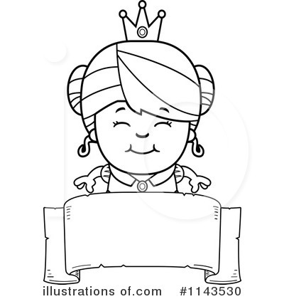 Royalty-Free (RF) Princess Clipart Illustration by Cory Thoman - Stock Sample #1143530