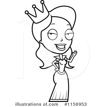 Royalty-Free (RF) Princess Clipart Illustration by Cory Thoman - Stock Sample #1156953
