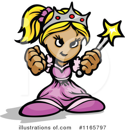 Royalty-Free (RF) Princess Clipart Illustration by Chromaco - Stock Sample #1165797