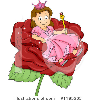 Royalty-Free (RF) Princess Clipart Illustration by BNP Design Studio - Stock Sample #1195205
