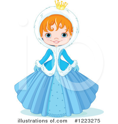 Royalty-Free (RF) Princess Clipart Illustration by Pushkin - Stock Sample #1223275
