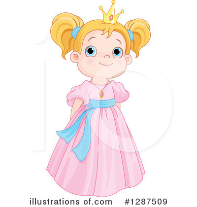 Royalty-Free (RF) Princess Clipart Illustration by Pushkin - Stock Sample #1287509