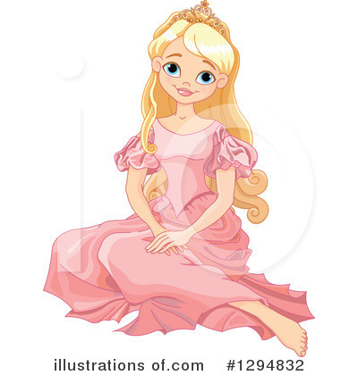 Royalty-Free (RF) Princess Clipart Illustration by Pushkin - Stock Sample #1294832