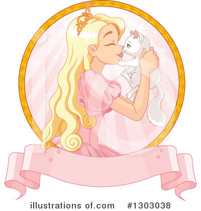 Royalty-Free (RF) Princess Clipart Illustration by Pushkin - Stock Sample #1303038