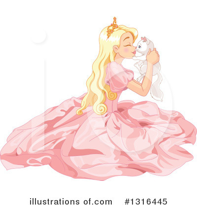 Royalty-Free (RF) Princess Clipart Illustration by Pushkin - Stock Sample #1316445