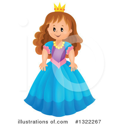 Royalty-Free (RF) Princess Clipart Illustration by visekart - Stock Sample #1322267