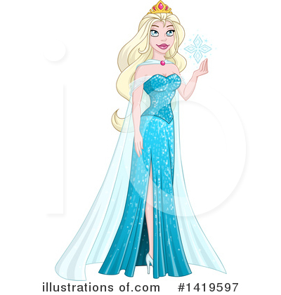 Princess Clipart #1419597 by Liron Peer