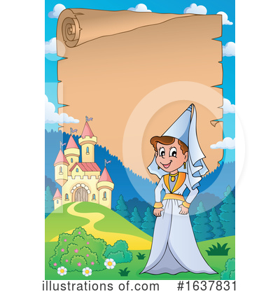 Royalty-Free (RF) Princess Clipart Illustration by visekart - Stock Sample #1637831