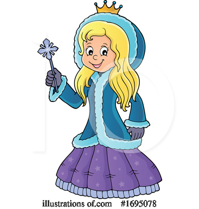 Royalty-Free (RF) Princess Clipart Illustration by visekart - Stock Sample #1695078