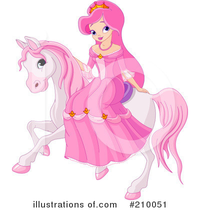 Royalty-Free (RF) Princess Clipart Illustration by Pushkin - Stock Sample #210051