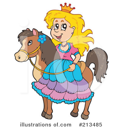 Royalty-Free (RF) Princess Clipart Illustration by visekart - Stock Sample #213485