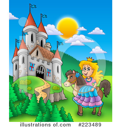Royalty-Free (RF) Princess Clipart Illustration by visekart - Stock Sample #223489