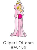 Princess Clipart #40109 by Snowy