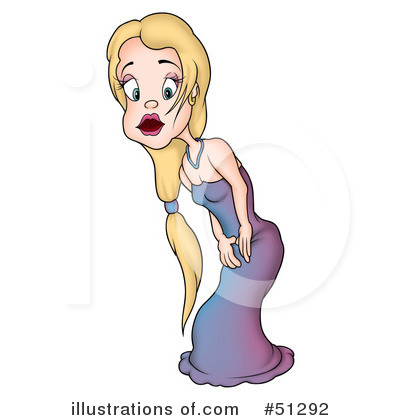 Royalty-Free (RF) Princess Clipart Illustration by dero - Stock Sample #51292