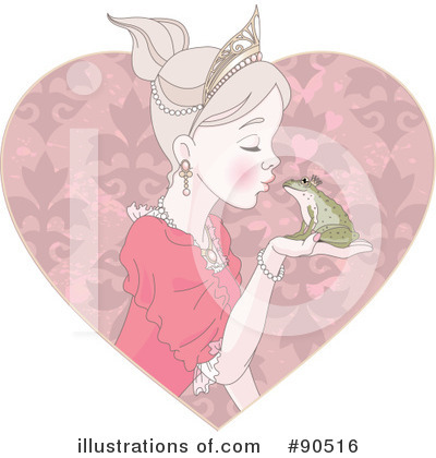 Royalty-Free (RF) Princess Clipart Illustration by Pushkin - Stock Sample #90516