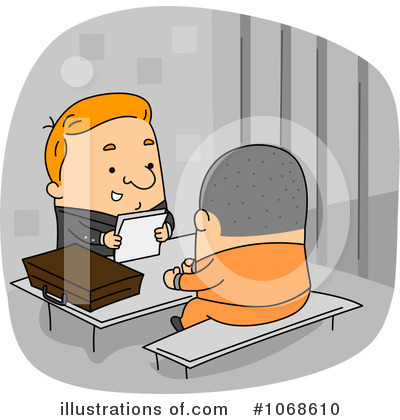 Royalty-Free (RF) Prisoner Clipart Illustration by BNP Design Studio - Stock Sample #1068610