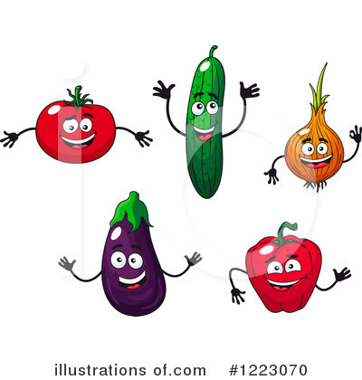 Royalty-Free (RF) Produce Clipart Illustration by Vector Tradition SM - Stock Sample #1223070