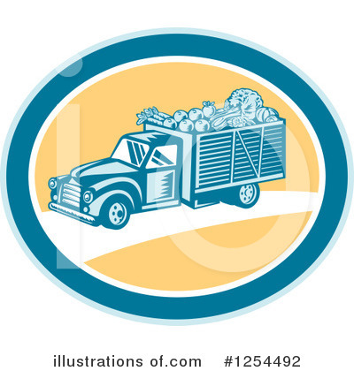 Truck Clipart #1254492 by patrimonio