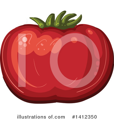 Tomato Clipart #1412350 by merlinul