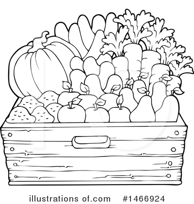 Royalty-Free (RF) Produce Clipart Illustration by visekart - Stock Sample #1466924
