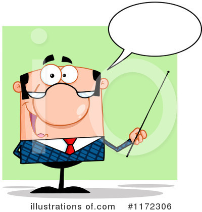 Royalty-Free (RF) Professor Clipart Illustration by Hit Toon - Stock Sample #1172306