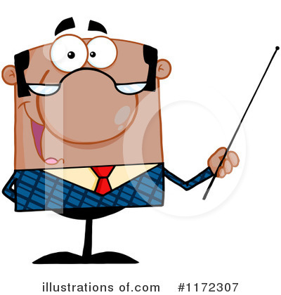 Royalty-Free (RF) Professor Clipart Illustration by Hit Toon - Stock Sample #1172307