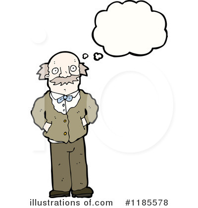 Bald Man Clipart #1185578 by lineartestpilot