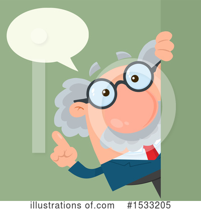 Royalty-Free (RF) Professor Clipart Illustration by Hit Toon - Stock Sample #1533205