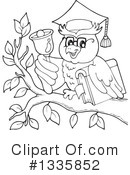 Professor Owl Clipart #1335852 by visekart