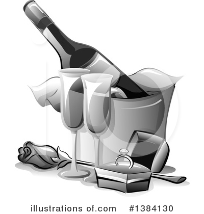 Champagne Clipart #1384130 by BNP Design Studio