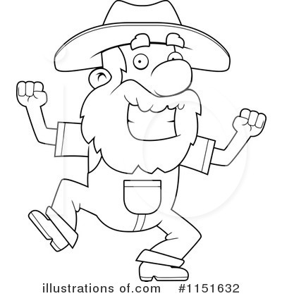 Prospector Clipart #1151632 by Cory Thoman