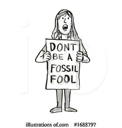 Royalty-Free (RF) Protest Clipart Illustration by patrimonio - Stock Sample #1688797