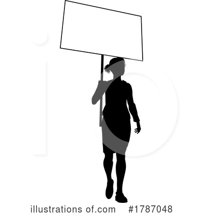 Royalty-Free (RF) Protest Clipart Illustration by AtStockIllustration - Stock Sample #1787048