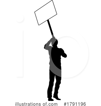 Royalty-Free (RF) Protest Clipart Illustration by AtStockIllustration - Stock Sample #1791196