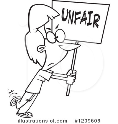 Royalty-Free (RF) Protesting Clipart Illustration by toonaday - Stock Sample #1209606