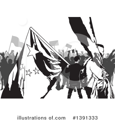 Royalty-Free (RF) Protesting Clipart Illustration by dero - Stock Sample #1391333